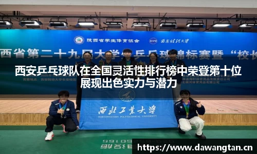 西安乒乓球队在全国灵活性排行榜中荣登第十位展现出色实力与潜力